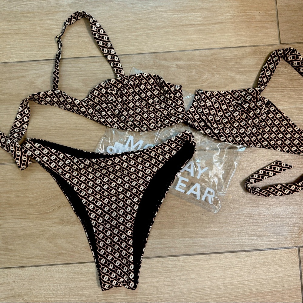 Monday Swimwear Geo Lynx Bikini Set